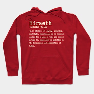 Hiraeth, Cymru Hoodie